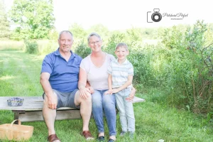 Barkway Farms Family at the Barkway Farms Blueberry Farm