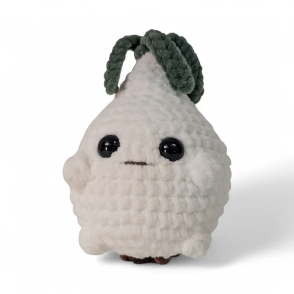 Barkway Farms - Oscar the Onion - Crochet Stuffie Front