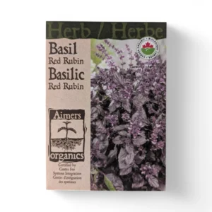 Barkway Farms - Organic Red Rubin Basil Seeds
